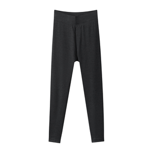 三枪保暖裤女款冬季羊绒羊毛裤加绒加厚675g三层防风抗寒打底裤