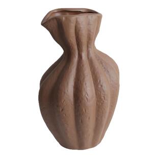 诚艺现代简约侘寂风中古高级感花器装饰工艺品样板间客厅艺术摆件