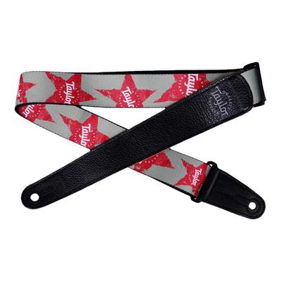 Taylor泰勒吉他背带星星皮头