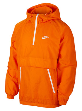Nike/耐克正品 当季新款男子半拉链套头休闲运动连帽外套 AR2213