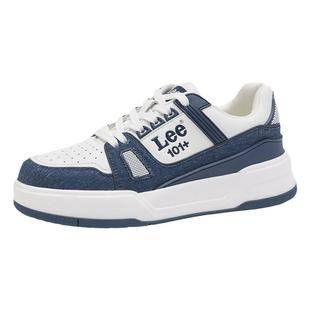 Lee男鞋潮牌高级感2025春秋新款男生鞋子休闲百搭厚底增高板鞋男