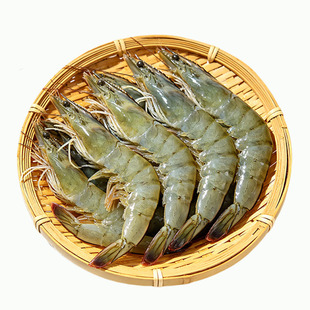 厄瓜多尔白虾急冻海虾海捕鲜活冷冻大虾对虾青虾海鲜水产新鲜速冻