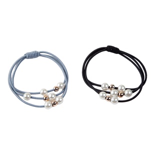 韩版发绳发圈扎头发橡皮筋小清新胶圈女头饰成人皮套百搭珍珠头绳