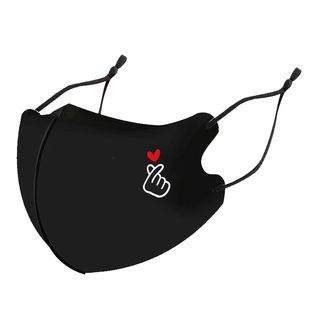 明星同款口罩男女网红黑色个性3d立体冬天保暖高颜值防风防寒调节