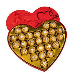 费列罗巧克力礼盒心形爱心费力罗生日礼物送女朋友女友老婆情人节