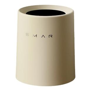 垃圾桶家用2025新款客厅厨房卫生间卧室厕所办公室法式轻奢奶油风