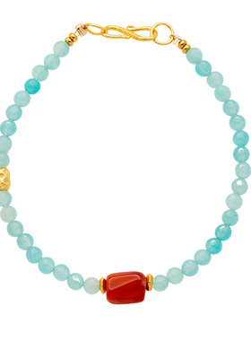 [璞吾]原创新中式天然天河石手链