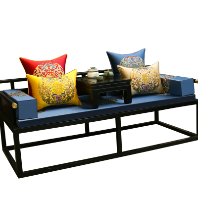 新中式风红木古典可定制沙发坐垫