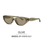 目戏墨镜女款小框新款高级感太阳镜开车可选偏光高级感猫眼窄框