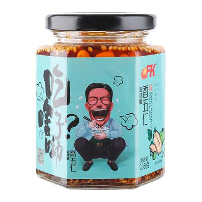 OFK香五仁油辣椒酱凉拌菜