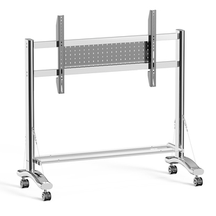 CABTE可移动电视支架不锈钢大屏移动推车客厅电视柜适配55-120寸