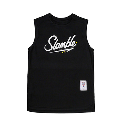 slamble无袖运动t恤坎肩男