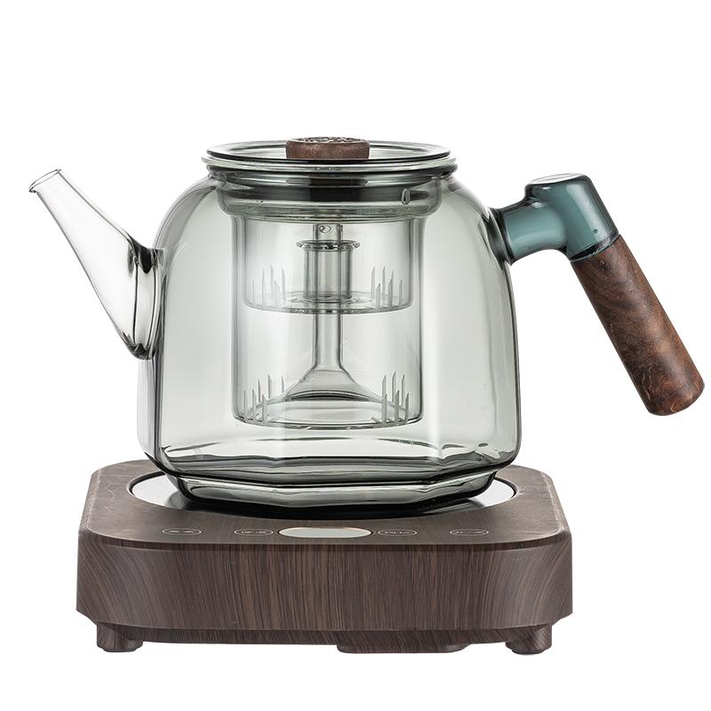 兴梵高硼硅玻璃新款煮茶器养生壶茶具家用小型电陶炉煮茶炉泡茶器