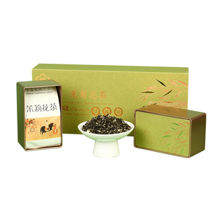 扬州特产绿杨春茶三月东关茉莉花茶礼盒装醇香绿茶2025新茶上市