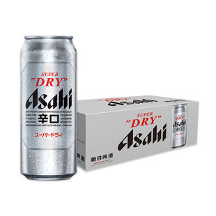 Asahi朝日啤酒超爽生整箱啤酒500ml*18罐 10.9度黄啤