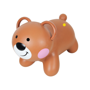 哈哈球小熊跳跳马充气玩具圆圆加厚高端新款2024摆件公仔儿童礼物