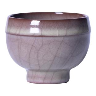 龙泉青瓷茶杯个人专用传世哥窑主人杯单杯高端陶瓷功夫茶具品茗杯