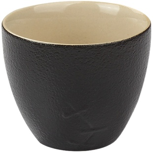 100ml主人茶杯子黑陶瓷大号功夫茶具套装家用单个喝茶杯创意日式