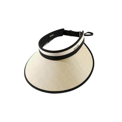 夏季女大檐防晒空顶帽海边度假