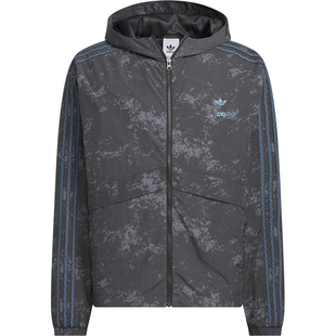 Adidas/阿迪达斯正品三叶草男女休闲经典运动连帽日常外套KC1433