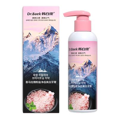 韩国粉盐大容量成人牙膏