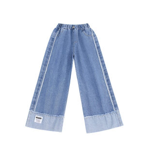 女童短裤夏季外穿薄款中大童洋气女孩薄牛仔五分儿童天丝裙裤子夏