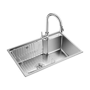 欧琳水槽大单槽厨房家用洗菜盆 304不锈钢水槽洗碗槽洗菜池台下盆