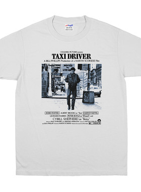 TaxiDriver美式休闲印花电影短袖