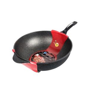 【自营】韩国kitchenart不粘锅家用炒菜锅麦饭石平底不挑灶炒锅