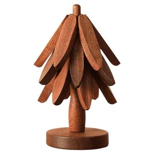 实木一棵树隔热垫餐桌垫创意家用防止烫手锅垫杯垫木质摆件碗垫子