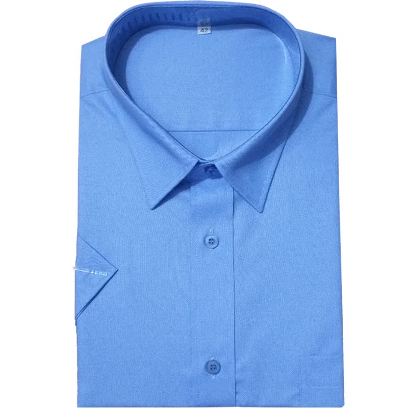 定制男女长短袖工作制服衬衫公司车间工厂员工厂服上班衬衣绣LOGO