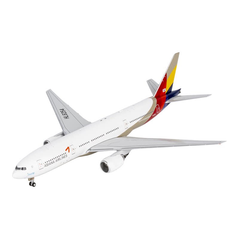 NGmodel 1:400合金飞机模型 韩亚航空B777-200ER HL8254 HL7791