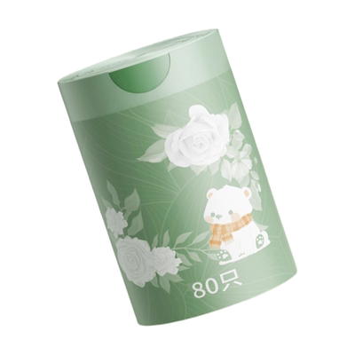 山茶花垃圾袋免撕家用加厚手提式