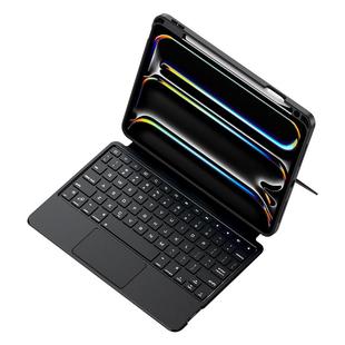 智思慧适用苹果iPad键盘pro11寸13妙控键盘air7/5智能触控蓝牙mini7/6平板8/9/10/11代壳磁吸4一体笔槽保护套