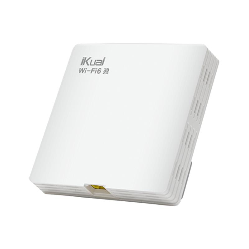 iKuai愛快無線ap面板全屋wifi嵌入式路由器千兆wifi6全屋無線wifi覆蓋3000M雙頻家用大戶型酒店ac加ap組網(wǎng)N11