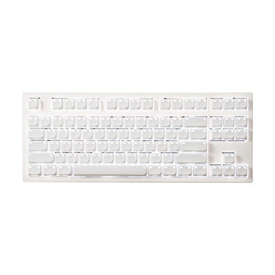 腹灵mk870pro小光喵有线蓝牙无线透光机械键盘游戏电竞办公静音