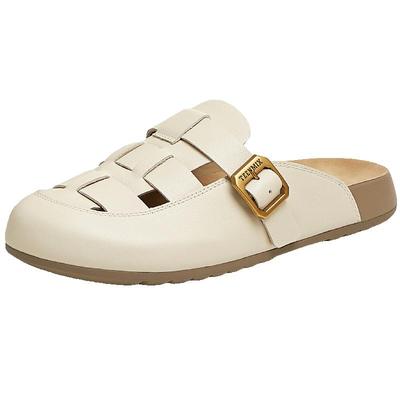 天美意2025新款商场同款包头拖鞋休闲百搭女勃肯鞋CHS31BH5