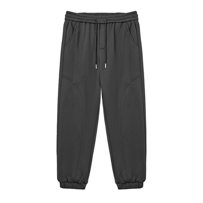 GWIT重磅粒绒加绒加厚束脚休闲裤