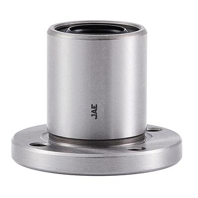 JAE圆法兰直线轴承加长LMF5 6 8 10 12 13 16 20 25 30 40 UU LUU