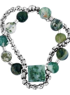 自然论小众串珠青蛇戒指首饰