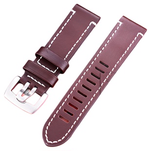 适用luminox鲁美诺斯/雷美诺时23mm表带1800真皮表带复古牛皮表带