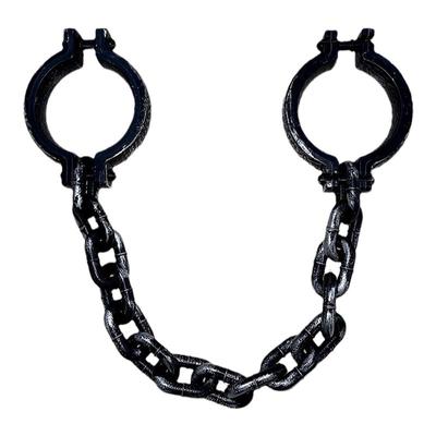 万圣节舞会表演道具塑料手铐脚铐