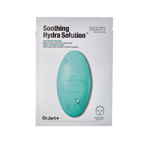 现货韩国Dr.Jart+蒂佳婷SOOTHING HYDRA SOLUTION绿色胶囊面膜5片