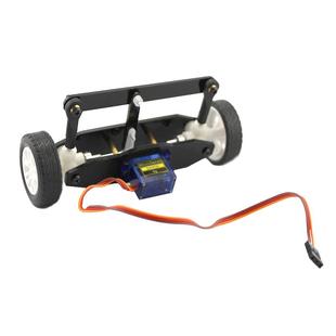 转向前桥ZX2舵机型 电子智能小车前后轮转向总成手工配件转向系统