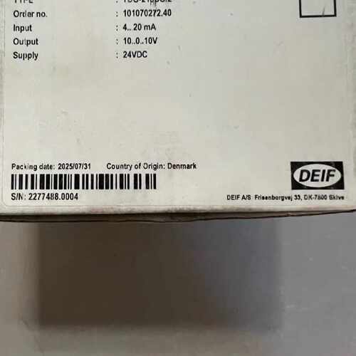 TDG-210DG/2丹控DEIF信号转换器，全新原装