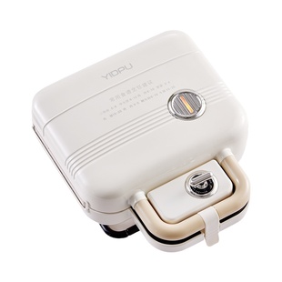 亿德浦双盘三明治早餐机家用小型多功能可定时陶瓷吐司机华夫饼机