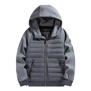 雅鹿鹅绒羽绒服男款轻薄短款2024秋冬新款户外连帽休闲冬季外套男