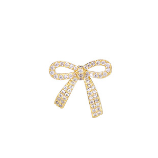 气质防走光小扣针领针蝴蝶结别针固定衣服装饰日系可爱胸针女3162