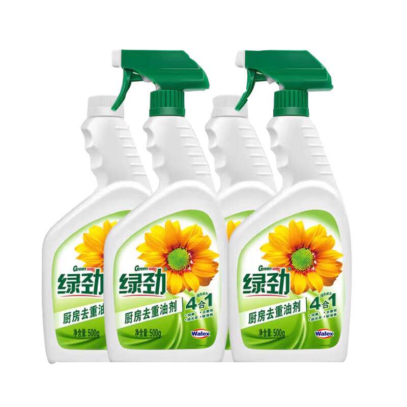绿劲厨房清洁剂去油净去油去污洗瓷砖清洁剂正品700ML