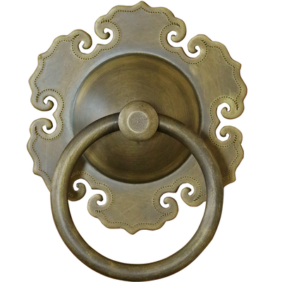 仿古大门中式纯铜门环民宿拉手